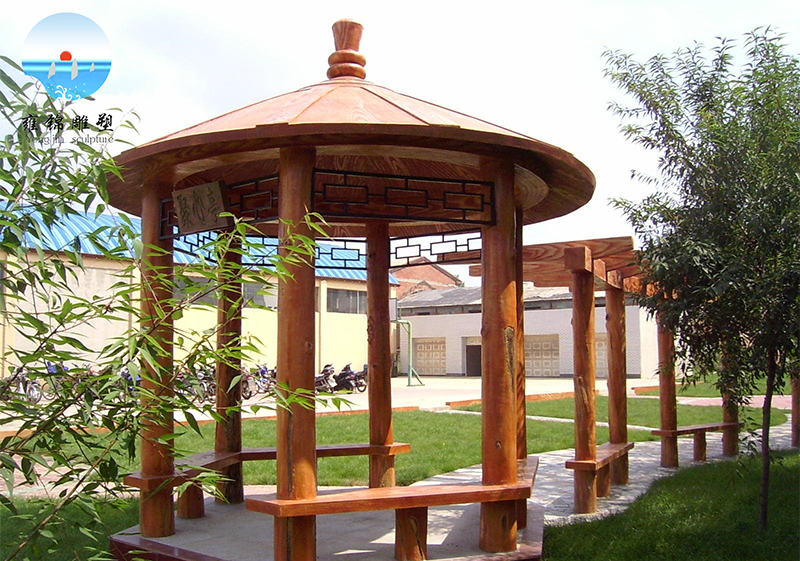 新疆 木质凉亭