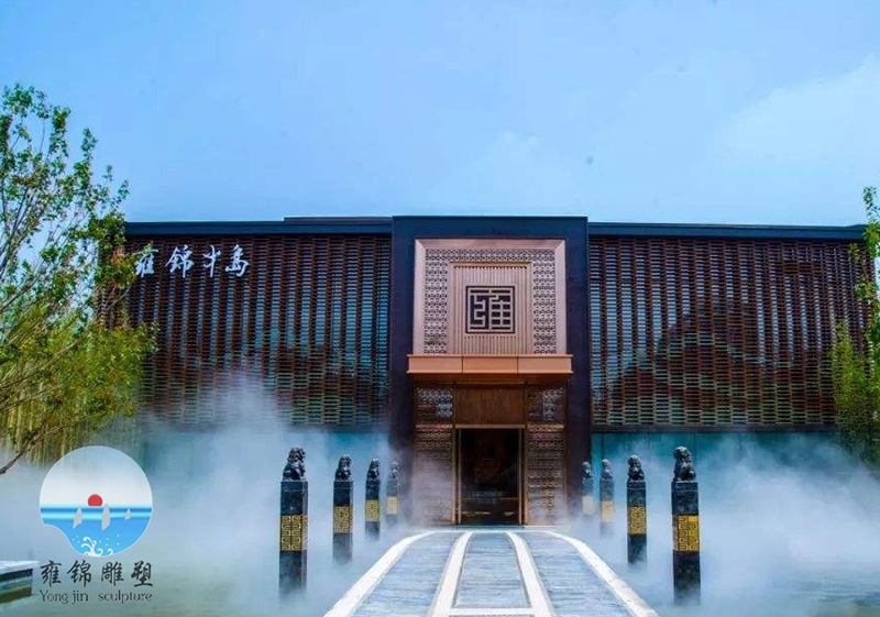 保定淄博雍锦半岛拴马桩