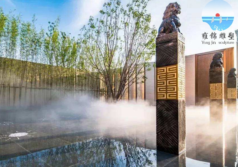 保定淄博雍锦半岛拴马桩