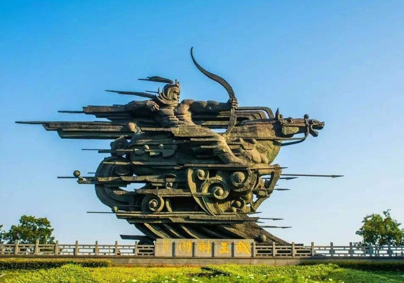 吕梁《钱王射潮》